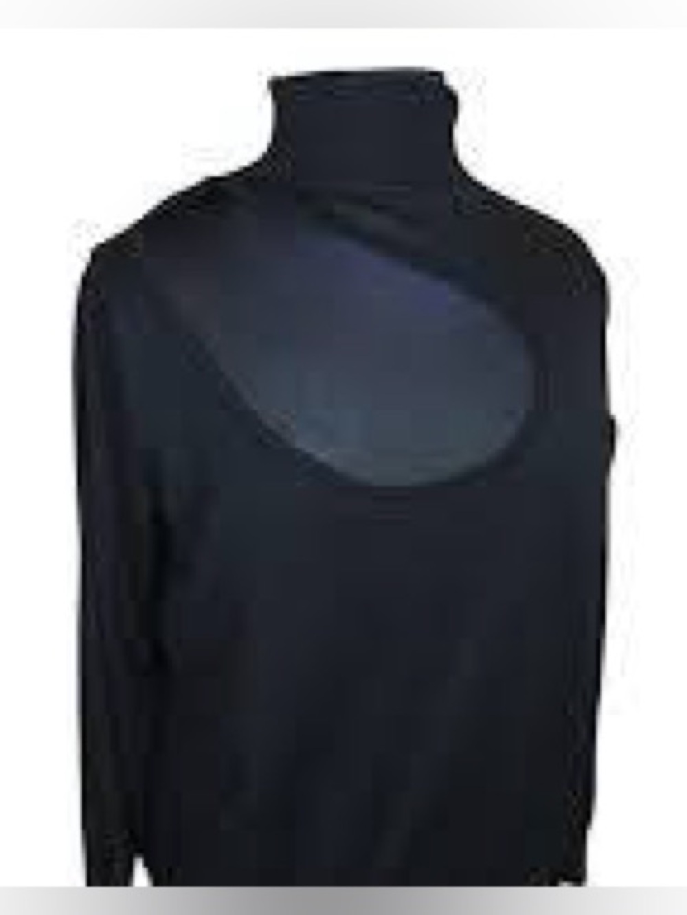 Eloquii Cutout Neckline Black Turtleneck 18/20